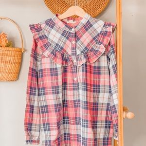 SOLD🧺CrewCuts plad dress